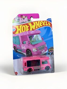 Hot Wheels Pink Barbie Camper 2021 Diecast Toy Car Collectible Vehicle Brand Ne